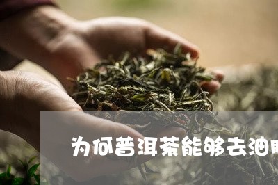 为何普洱茶能够去油脂/2023062579362