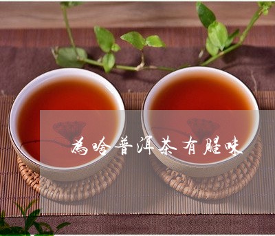 为啥普洱茶有腥味/2023082874959