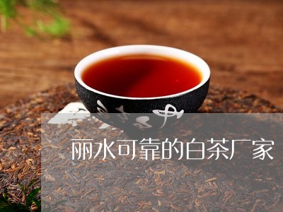 丽水可靠的白茶厂家/2023121624949