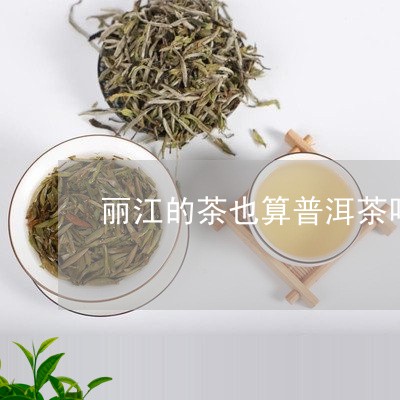 丽江的茶也算普洱茶吗/2023062204937