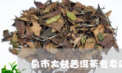 乌市大益普洱茶专卖店/2023093053749