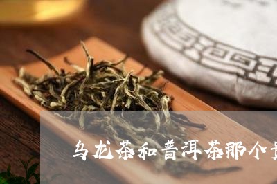 乌龙茶和普洱茶那个贵/2023080132814