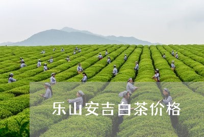 乐山安吉白茶价格/2023061418361