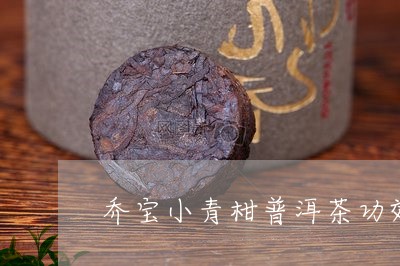 乔宝小青柑普洱茶功效/2023092739582