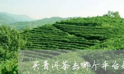 买普洱茶去哪个平台好/2023062269471