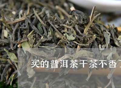 买的普洱茶干茶不香了咋回事/2023082833925