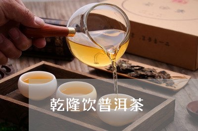 乾隆饮普洱茶/2023042885350