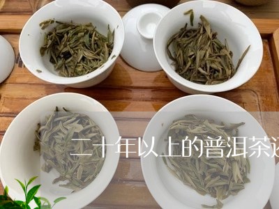 二十年以上的普洱茶还能喝吗/2023082874826