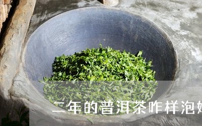 二年的普洱茶咋样泡好看/2023050417370