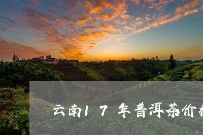 云南17年普洱茶价格表/2023120765249