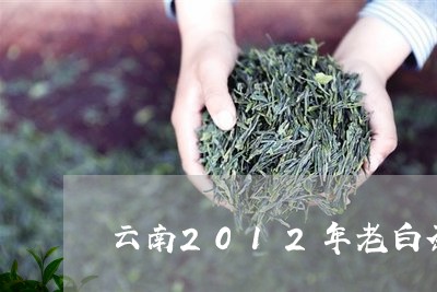 云南2012年老白茶/2023082579585