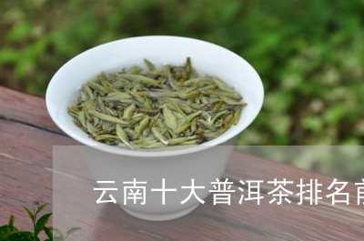 云南十大普洱茶排名前十/2023120783836