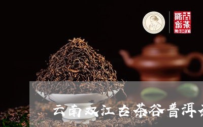 云南双江古茶谷普洱茶/2023100892614