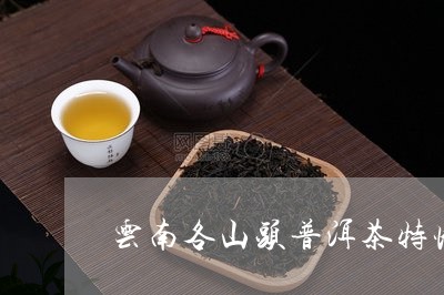 云南各山头普洱茶特性/2023100882834