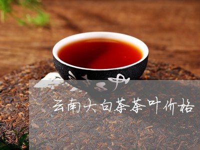 云南大白茶茶叶价格/2023121629593