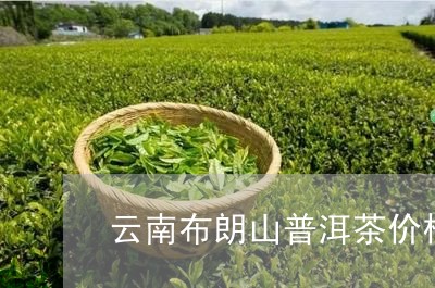 云南布朗山普洱茶价格表及图片/2023053015161