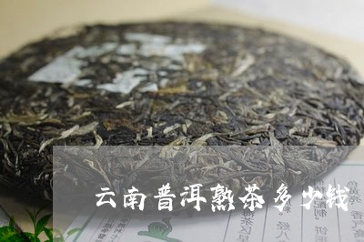 云南普洱熟茶多少钱/2023042800373