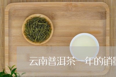 云南普洱茶一年的销量/2023092669314