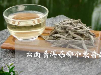 云南普洱茶哪个最香甜的/2023082757257