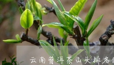 云南普洱茶山头排名什么意思/2023052715072