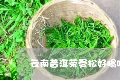 云南普洱茶曼松好喝吗/2023062408261