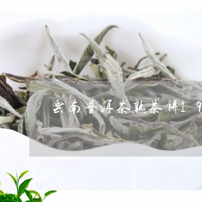 云南普洱茶熟茶饼199/2023110142594