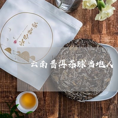 云南普洱茶球当地人/2023101676249