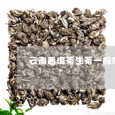 云南普洱茶生茶一般什么价/2023082875027