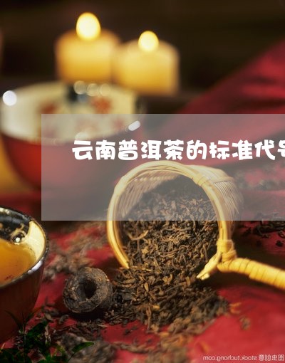 云南普洱茶的标准代号/2023080134949