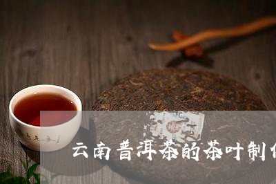 云南普洱茶的茶叶制作方法/2023112457260