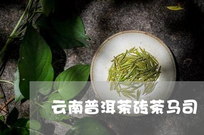 云南普洱茶砖茶马司/2023062504927