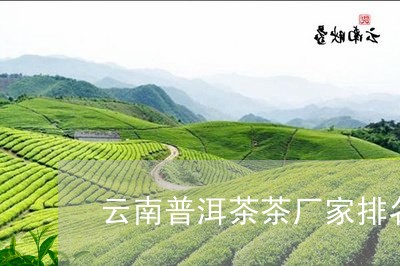 云南普洱茶茶厂家排名/2023082898481