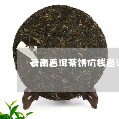 云南普洱茶饼价钱查询/2023080193835