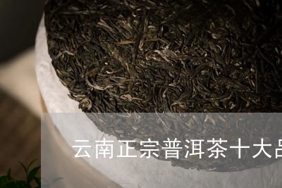 云南正宗普洱茶十大品牌排名/2023052847371