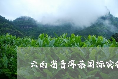 云南省普洱茶国标实施/2023062291736