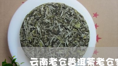 云南老仓普洱茶老仓家普洱茶/2023052736271