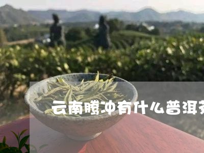 云南腾冲有什么普洱茶品牌/2023112453847