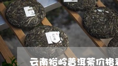 云南裕岭普洱茶价格表/2023092714139