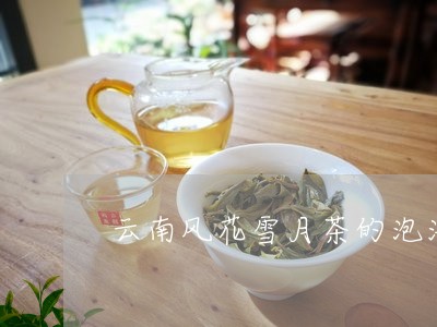 云南风花雪月茶的泡法/2023060994059