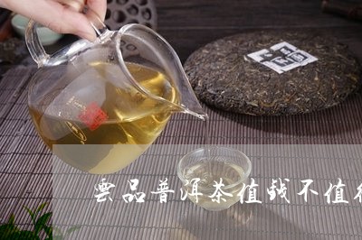 云品普洱茶值钱不值得买/2023112808472