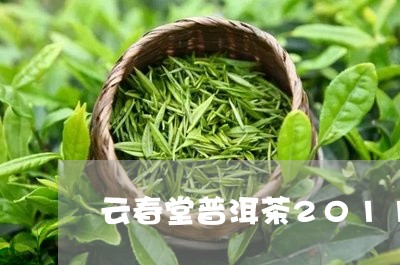 云春堂普洱茶2011/2023080128372