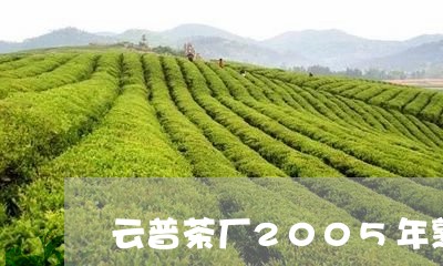 云普茶厂2005年熟茶价格/2023052712026