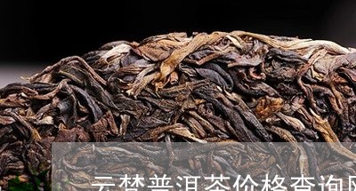 云梵普洱茶价格查询网站/2023102439491