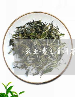 云王博士普洱茶好不好/2023092976469