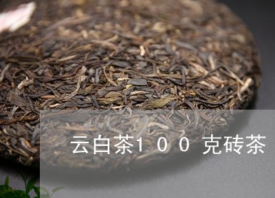 云白茶100克砖茶/2023121343814