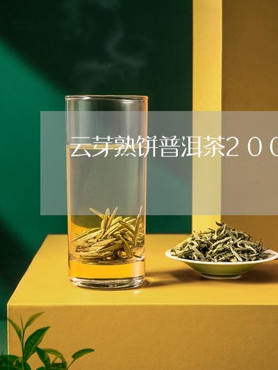 云芽熟饼普洱茶2005年/2023112937482