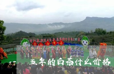 五年的白茶什么价格/2023081264725