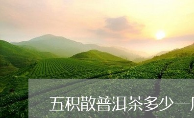 五积散普洱茶多少一斤/2023072136139