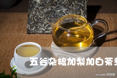 五谷杂粮加梨加白茶煮/2023092639382