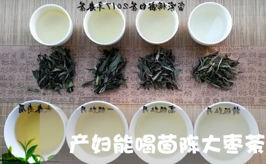 产妇能喝茵陈大枣茶吗/2023071460715